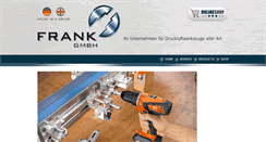 Desktop Screenshot of frank-drucklufttechnik.de